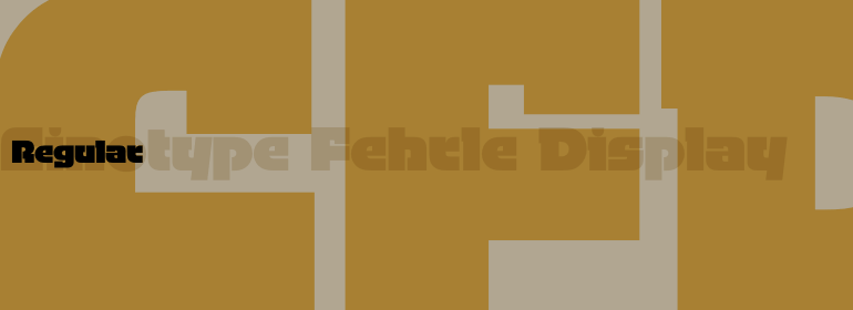 Linotype Fehrle Display®