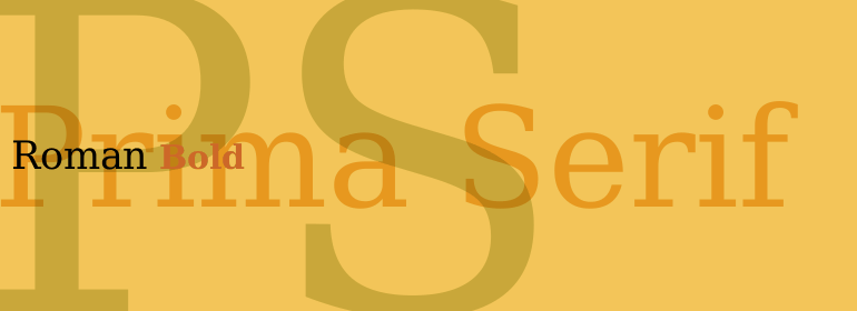 Prima Serif
