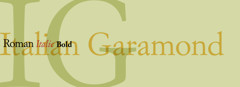 Italian Garamond